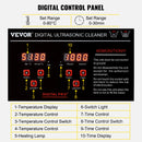 VEVOR 2L 3L 6L 10L 22L 30L Ultrasonic Cleaner Stainless Steel Portable Heated Cleaning Washing Machine Ultrasound Home Appliance