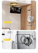 15W Portable K11 Vacuum Magnetic Charging Stand - Strong Suction & Multi-Angle Viewing for Car, Kitchen, Mirror & Fitness
