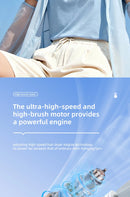 The Breeze Sentinel | High-Speed Turbine Bladeless Neck Fan (Rechargeable)