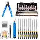 MEGA Deburring Tool kit Trimming Knife Edge Cutter Files deburring 3D Printer Parts for  Copper tube Scraper Cutting Wire Cable