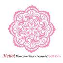 Mandala vinyl Wall Stickers Personalized Creative For Kids Room Living Room Home Decor Vinyl Sticker Mural yoga Wallpaper