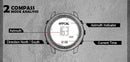 NORTH EDGE VERTICO Men's Digital Watch Carbon Fiber Case Smart Watch For Man Sports WR50M Watch Altimeter Barometer Compass