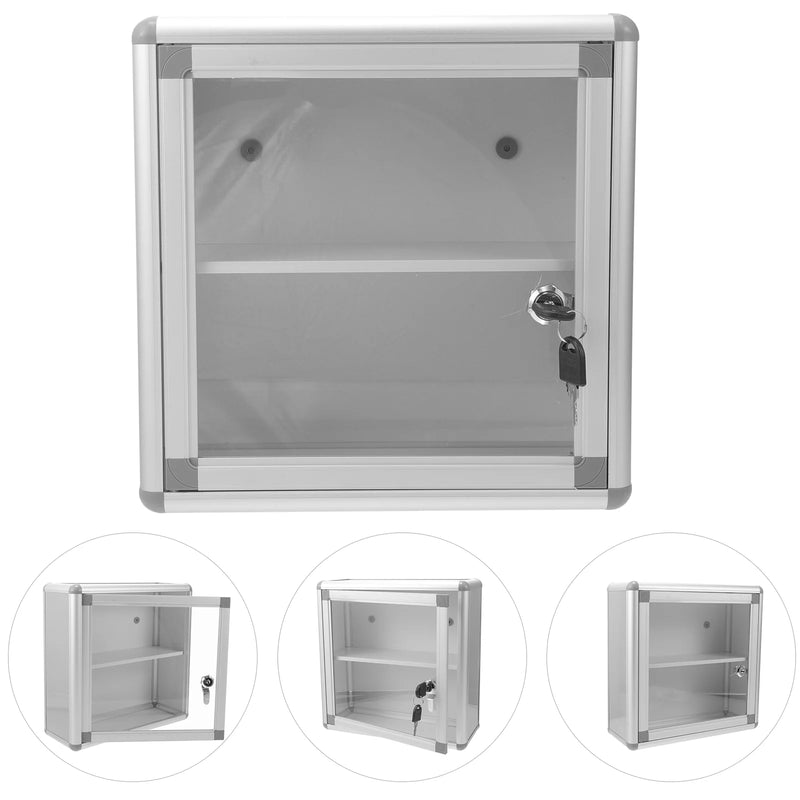 Lock Box Storage Organizer Locking Wall Mount Wall-Mounted Locking Medication Lock Box Community Supply Medicine Medication