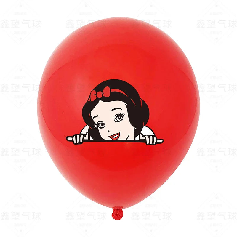 10/20pcs Disney Princess Theme Encanto Aurora Sleeping Beauty Balloon Baby Birthday Party Decoration 12inch Latex Balloon Set