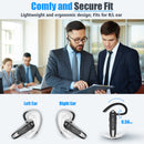 New Bee B45 Bluetooth 5.0 Headset Wireless Earphone Headphones with Dual Mic Earbuds Earpiece CVC8.0 Noise Reduction for Driving