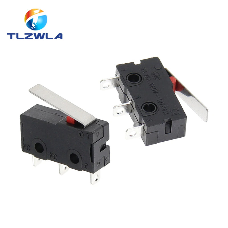 10PCS Limit Switch 3 Pin N/O N/C High quality All New 5A 250VAC KW11-3Z Micro Switch