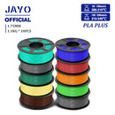 JAYO PLA PLA PLUS ABS PETG SILK Filament 1.75MM 10 Rolls / Set Refills Non-toxic PLA Meta 3D Printer Filament DIY Gift