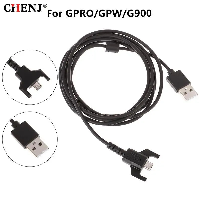 1.8M Durable USB Charging Mouse Cable Weaving Wire forLogitech G900 G903 G703 G Pro Wireless Gaming Mouse 180cm