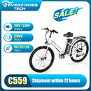 EVERCROSS TECH EK 8S Electric bike adult, E-boat 26 with motor W, 36V 12Ah battery, Max speed 25 km/h, Max Charge