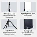 50W 3000k-6500k Bi-color LED Fill Lamp Video Light Panel Photography Lighting Live Stream Photo Studio Light with Tripod Stand