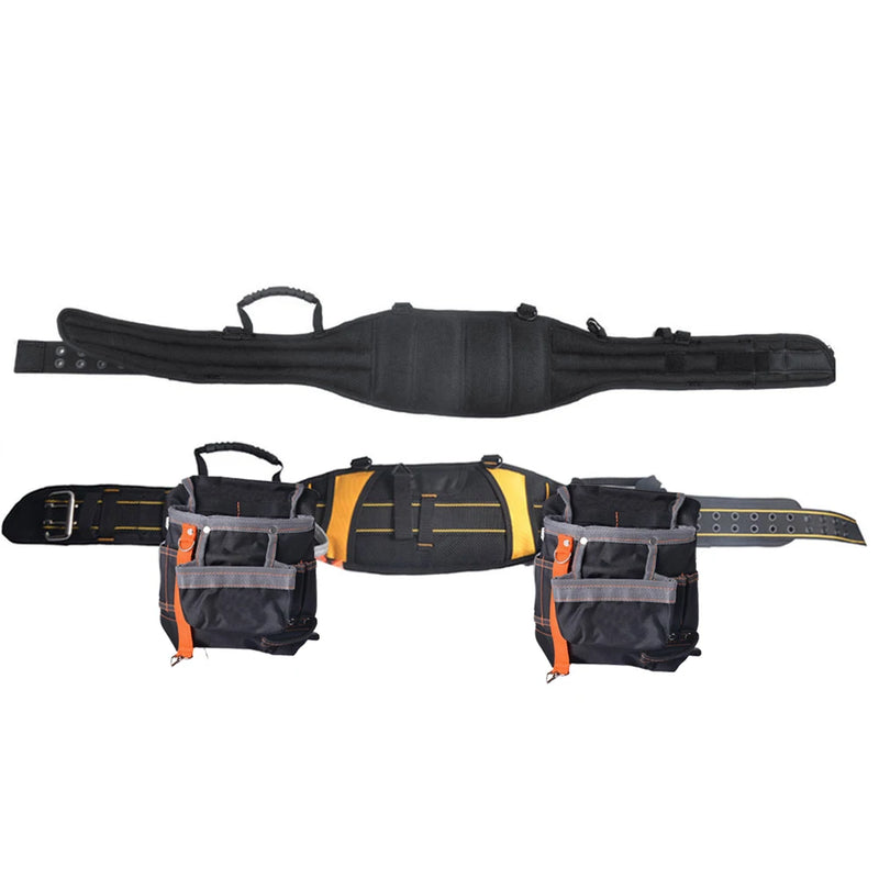 Heavy Work Tool Belt Bag Multi-functional Electrician Tools Bag Waist Pouch Belt Storage Holder Organizer