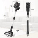 DayPlus Cordless Upright Stick Vacuum Cleaner,3 In 1 Wireles Handheld Vacuum Cleaner 130000RPM Brushless for Carpets, Hard Floor