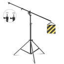 Light C Stand 1.6-4M Metal Tripod Crossbar Arm Magic Photography Equip Heavy Duty Studio Photo Accessory lighting Boom Arm