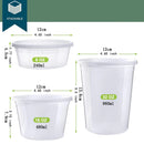 Deli Containers with Lids Food Storage Containers with Lids Freezer Safe, Soup Containers for Restaurant BPA Free Microwave Safe