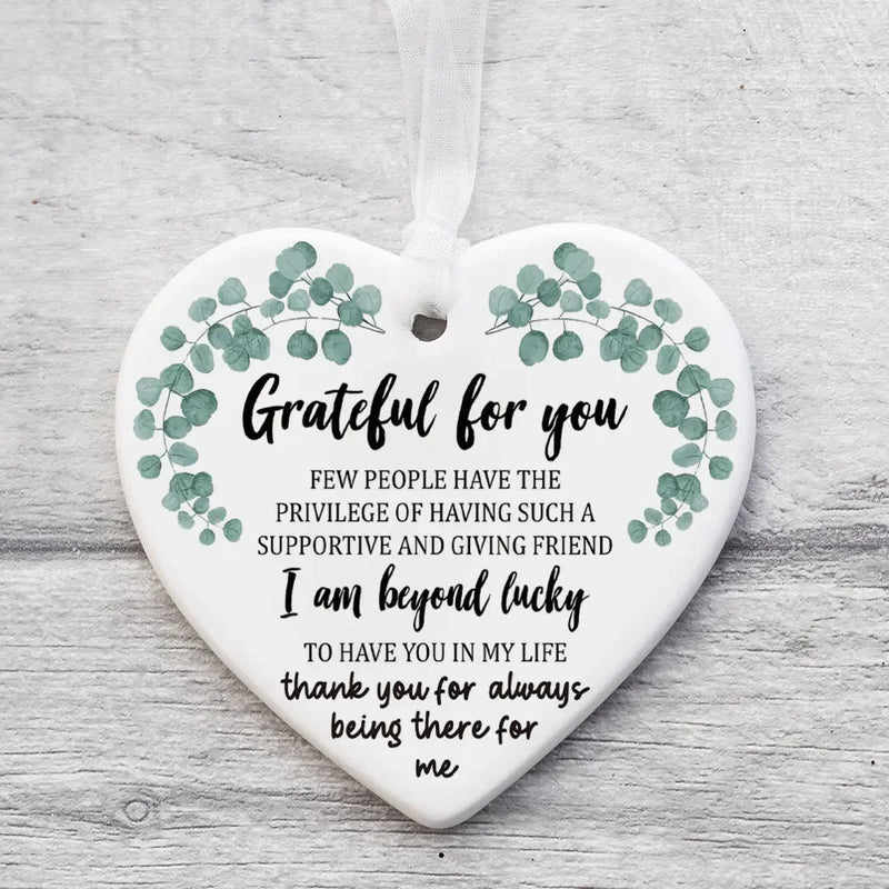 Friendship Gifts for Women Best Friend Friendship Birthday Gift for Female Friends Bestie BFF Thank You Gifts Ornament Keepsakes