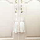 2Pcs Hanging Rope Tassels Sewing Bang Silk Fringe Trim Key Tassel for DIY Curtain Accessories Home Decoration Fringe Bag Gift