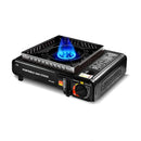 2900W Outdoor Cassette Gas Stove Cassette Gas Stove Dual-purpose Portable Gas Grill Cassette Butane Vehicle-mounted Gas Stove