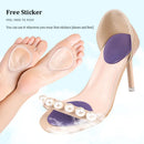 Women Silicone Gel Forefoot Pad Shoe Pads for Plantar Fasciitis Relief Shock Absorption Foot Care Insoles Sandals Protectors