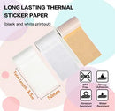 Phomemo Adhesive Thermal Sticker Paper Multiple Colors Thermal Paper for Phomemo M02/M02 Pro/M02S/M03/M03AS/M0/M04S 50mmx3.5m