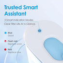 Waterdrop 200 Gallonen langlebiger 10-Tassen-Wasserfilterkrug mit 1 Filter, NSF-zertifiziert, reduziert Chlor, BPA-frei, Blau