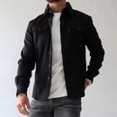 Casual Long-Sleeved Shirt Jacket Men'S Autumn And Winter New American Street Fashion Solid Color Workwear Men'S Shirt