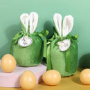 1pc Velvet Easter Bags Cute Bunny Gift Packing Bags Dropshipping Rabbit Chocolate Candy Wedding Birthday Party Decoration 2025