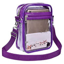 Transparent Crossbody Bag PVC Single Shoulder Women's Mobile Phone Bags Versatile And Simple Waterproof Small Square Bag