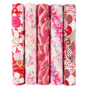 5PCS 25 x 25cm/50 x 50cm Squares Cotton Craft Japanese Fabric Cloths for DIY Bundle Patchwork Quilting Sewing Artcraft