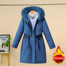New In Coats & Jackets Women's Winter Padded Jacket Loose Casual Outerwears Fleece Hodded Windbreaker Elegant Office Lady's Coat