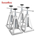 SucceBuy 4 Pack RV Stabilizer Jacks 6000 Lbs Aluminum RV Leveling Jacks Stack Jacks for Travel Trailer Camper Single Screw Jack