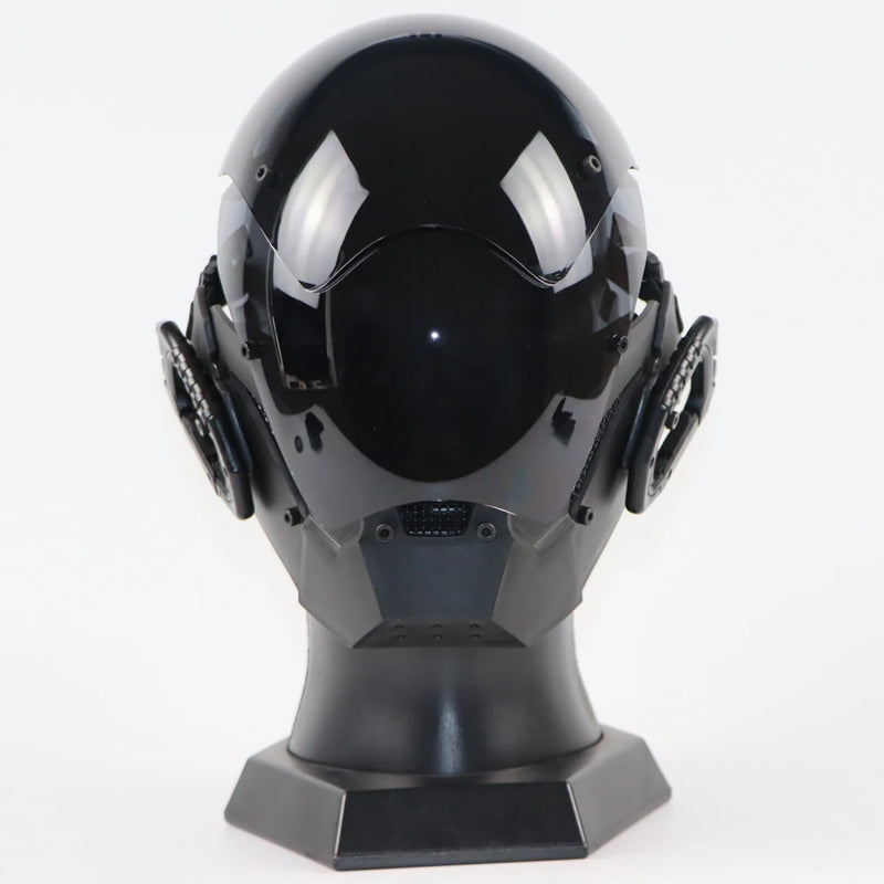 Cyberpunk Mask Diy Handmade Custom Personalized Cosplay Masks Mechanical Sci-fi Gear Fit for Dj Music Festiva Halloween