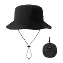 Waterproof Bucket Hat for Women 6cm Brim Sun Hat Foldable Hangable Outdoor Hiking Camping Panama Caps Quick Drying Basin Cap