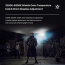 Ulanzi VL120 LED Video Light On Camera Photo Studio Lighting Vlog Conference Lamp  Youtube Live Fill Light Sucktion Light