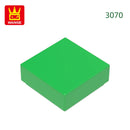 Wange 666PCS/lot 3070 1x1 Light Area Wooden Moc Loose Parts Compatible with Bricks DIY Children's Toy Assembly Gift Storage Box