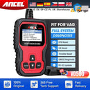 ANCEL VD500 OBD II Diagnostic Scanner for V-A-G Check Engine Light Code Reader Oil EPB Throttle Reset OBD2 Automotive Scanner