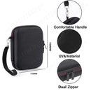 For R36S/R35S Game Console Storage Bag Hard Carrying Case Shockproof Carrying Bag for Anbernic RG35XX/RG353V/RG353VS Case Bag