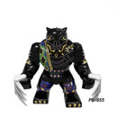 Marvel Action Figure Mini Block Adult Super Hero Series Iron Man Spider Man Assembled Block Children's Puzzle Toy Gift