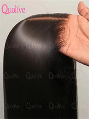The Luminous | 13x6 HD Transparent Lace Front Wig, Bone Straight 30-40 Inch