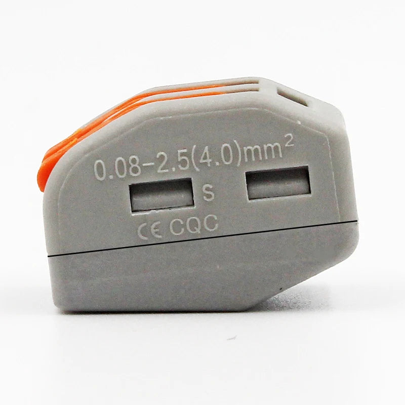 Cable Connector Compact Type 222 Quick Plug Terminal, 30/50/100 Piece Terminal 212 Orange Home Wiring Module