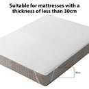 Fitted Sheet with Elastic Bands Non Slip Mattress Covers Waterproof for Single Double King Queen Bed,90/100/140/160/180/200cm