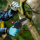 Mini Chainsaw 6 "with 1/2×21V battery, powerful electric small portable chainsaw with automatic oiler for easy pruning