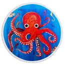 Summer Round Beach Towels Undersea Octopus Circle Bath Shower Towel With Drawstring Storage Bag Yoga Mat Blanket toalla playa