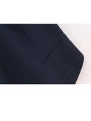 HH TRAF Female V-neck Waistcoat Pants Suit Asymmetric Sleeveless Single Breasted Vest Casual High Waist Straight Leg Loose Pants