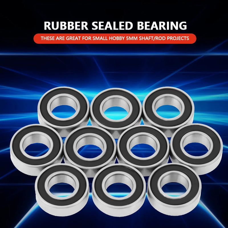 10pcs 688-2RS /F688-ZZ Ball Bearing Abec -5 8x16x5 Mm Steel Sealed Deep Groove Ball Bearings Premium Sealed Radial Ball Ring