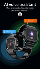 Miltary Smart Watch 2025 Men's Steel Watch Aiweile AW39 Fitness Tracker Sport Business Bluetooth Call Copy Design High Quality