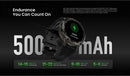 The Tank T4 | Rugged 6-Satellite GPS Smartwatch — 10ATM Diving Certified, Stainless Steel Bezel