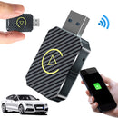2025 2 in 1 Wireless CarPlay Android Auto Adapter WiFi BT5.0 Smart Dongle Plug&Play Mini Box for Wired CarPlay/Andriod Auto Cars