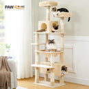 The Savannah | Multi-Level Cat Tree Tower with Scratching Posts & Condo