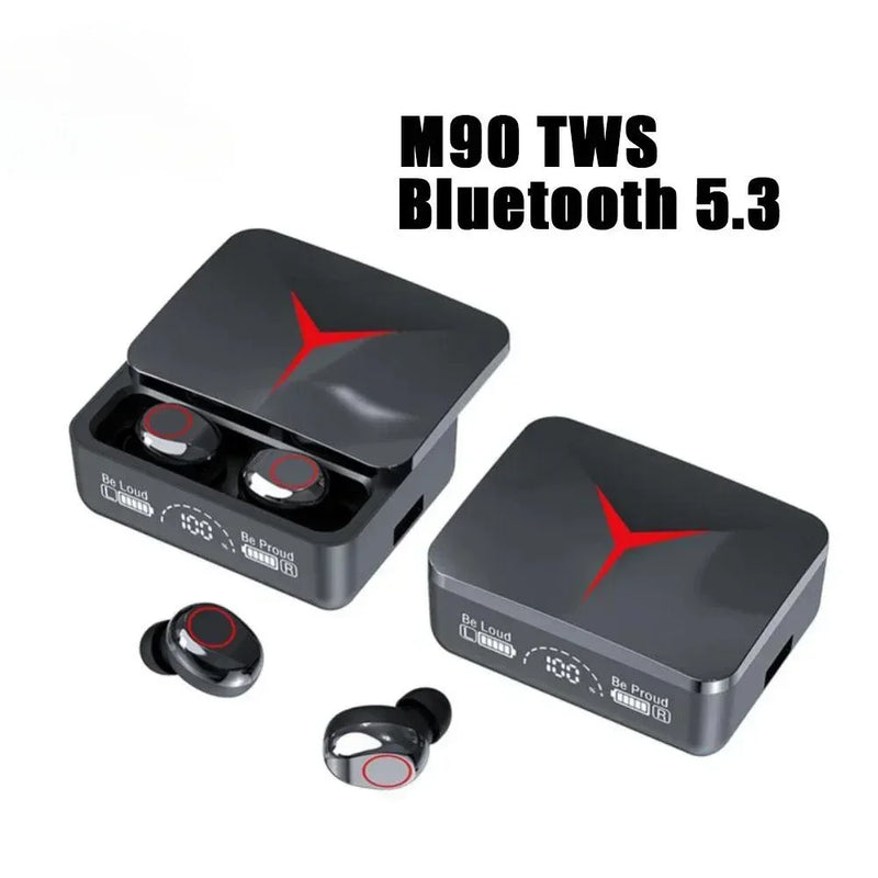 M90 Pro TWS Wireless Bluetooth Headset V5.3 Gaming Headset Touch Control Sound Stereo Earbuds Sport Wireless Headphones