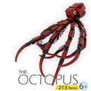 Creative MOC biomimetic animal deep-sea giant octopus model for boys to decompress and assemble building blocks toy